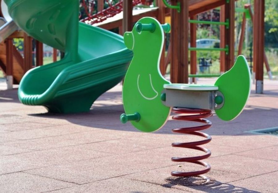 ¿Cómo son los suelos de los parques infantiles?