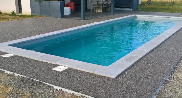 Pavimento piscina drenante Permosol