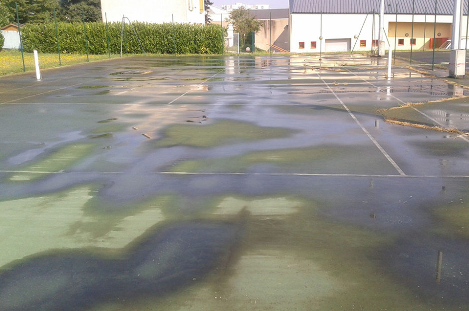Reestrena y nivela el pavimento de tu vieja pista de Tenis
