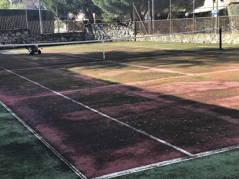 Estado original pista de tenis de Boadilla del Monte a rehabilitar - 4