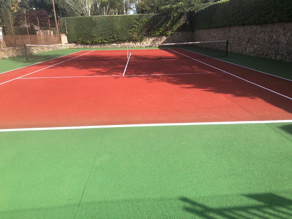 Estado final pista de tenis de Boadilla del Monte a rehabilitar - 2
