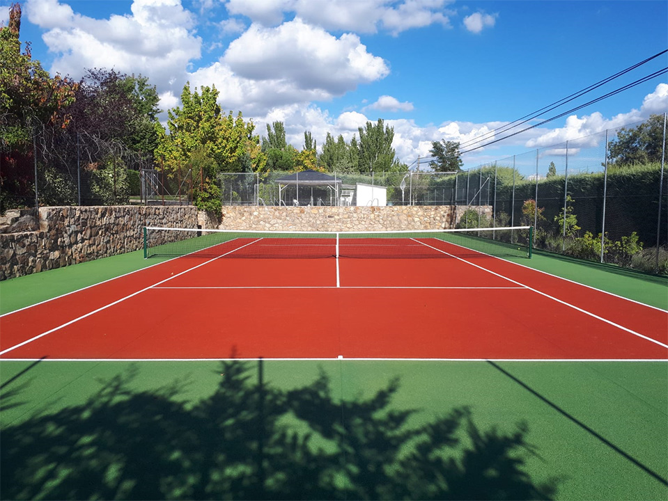 Renovación pista de tenis en Madrid - 9