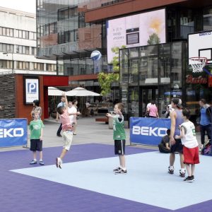 Pavimento desmontable - Basket 3x3 Sarajevo 2013 - 2