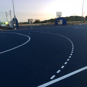 Pista de fútbol sala y balonmano